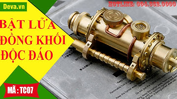 Mẫu Bật lửa độc đáo đồng khối TC07 thủ công đẹp Deva.vn | Giá : 2.500.000đ