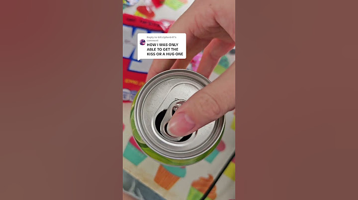 How to get middle soda tab!