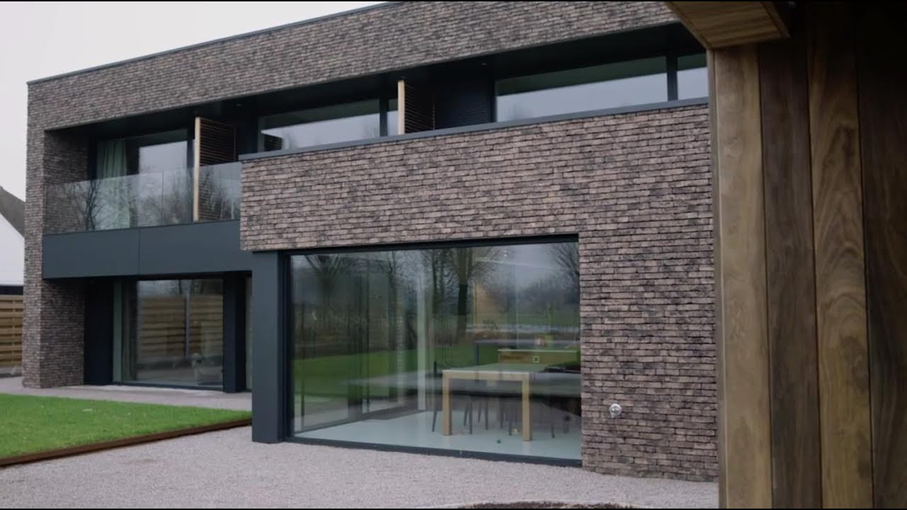 Maison éconergétique à ossature bois de Dewaele Ossature ...