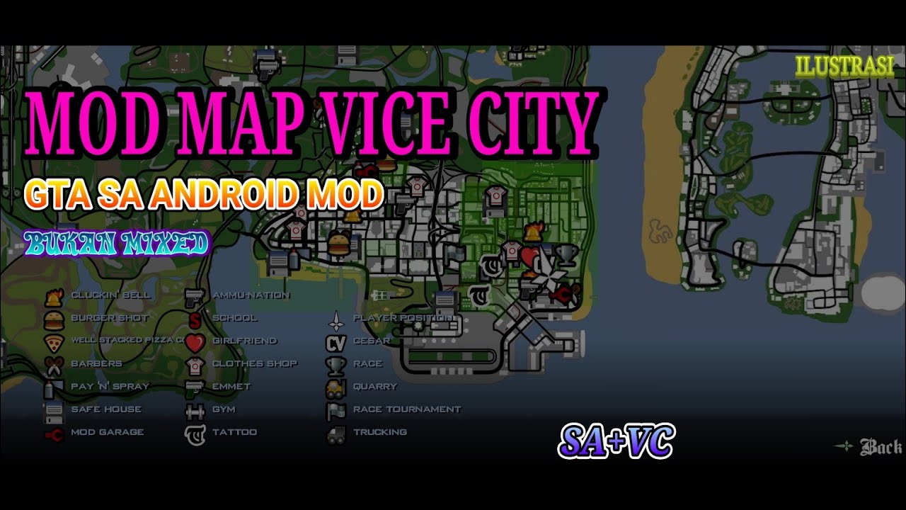 Mod map VC+SA di gtasa android