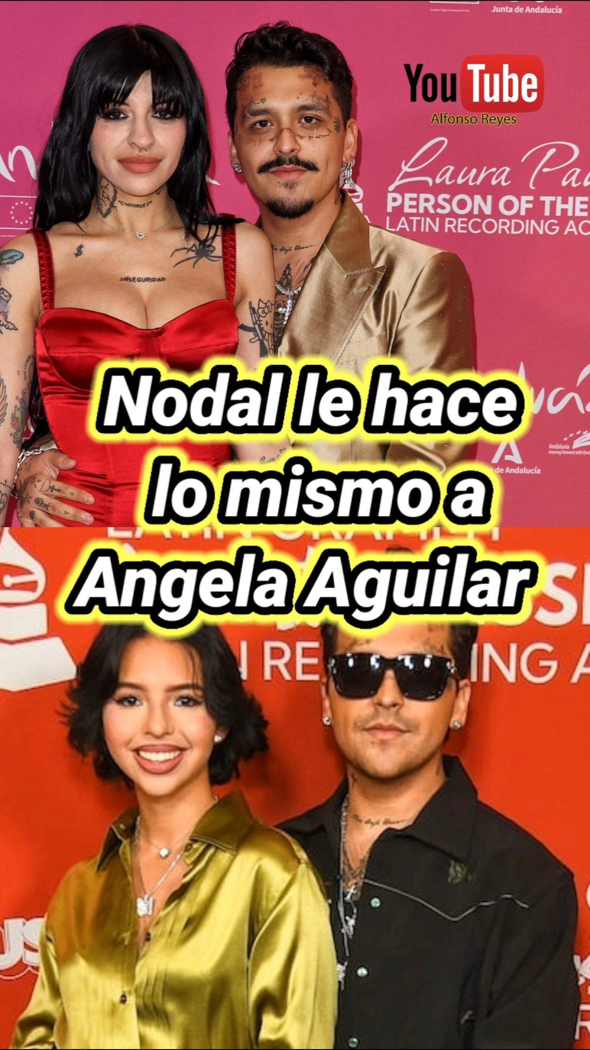 Nodal le hace lo mismo a Angela Aguilar. #karolg #Yailin