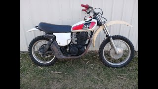 *SOLD* Danny's 1976 Yamaha TT500 Matching Numbers Bike TT 500