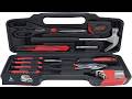 Hantinstom 39 Piece Household Tools Kit Essential Home Repair Set with Plastic Toolbox