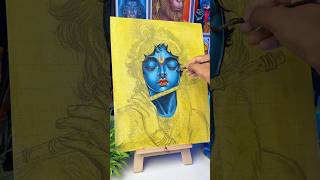 Shree Krishna Drawing 💕#shorts #krishna #shreekrishna #art #drawing #janmashtami screenshot 5