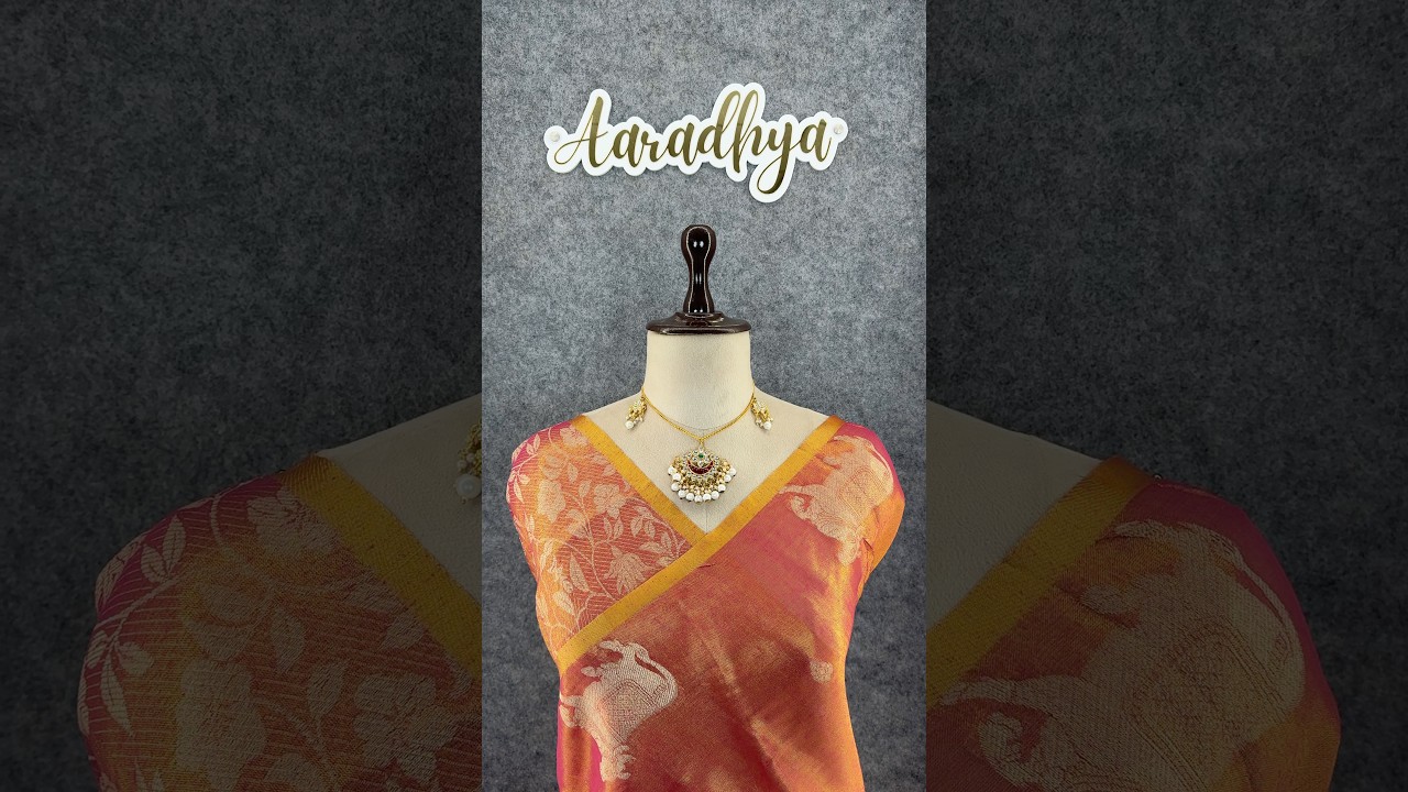 Heritage Art Edit – Pichwai Pattern Tissue Silk Saree