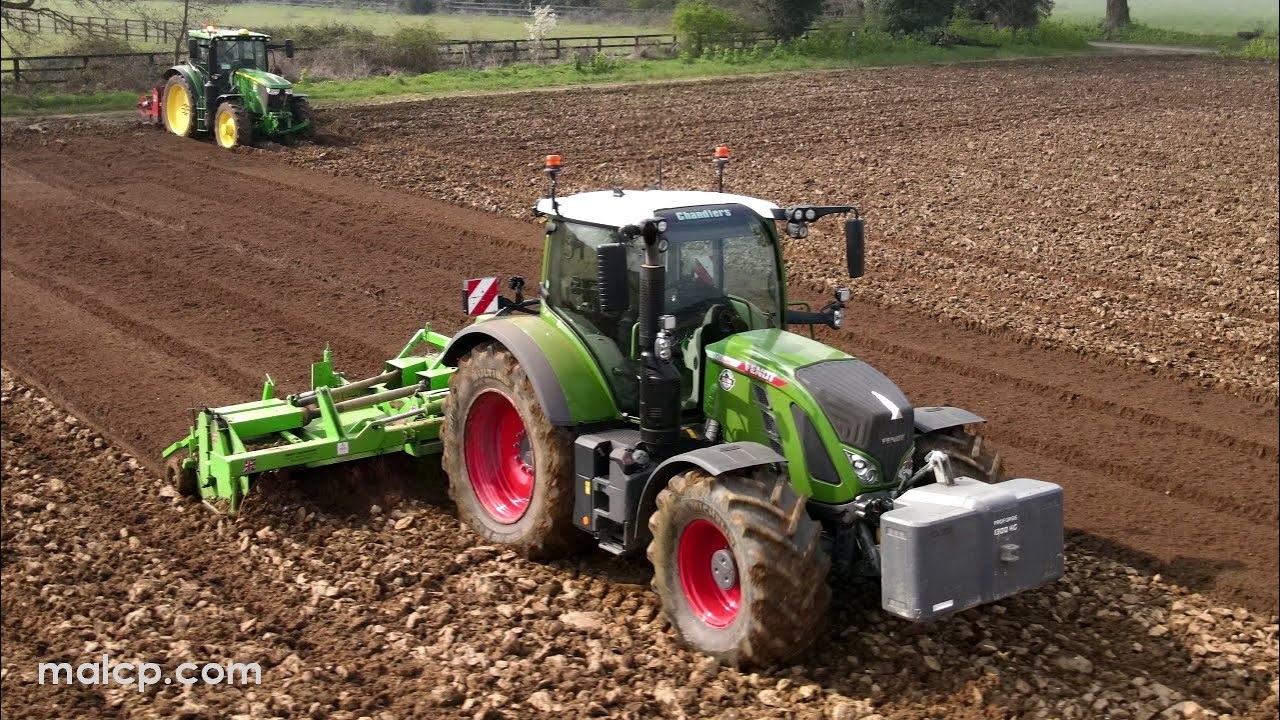 4k Ward Farms bed forming for onions to be planted in Blaxhall - YouTube