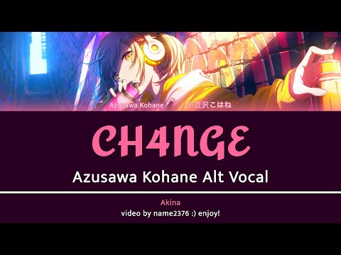 [FULL/GAME VER] CH4NGE Kohane Alt || Project SEKAI Lyric Video || Kohane Cover