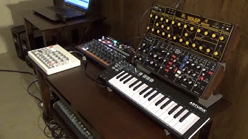 Behringer Wasp - Model D - Arturia DrumBrute Impact - Elektron Model:Samples