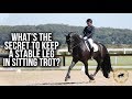 SECRET TO KEEP A STABLE LEG IN SITTING TROT - Dressage Mastery TV Episode 279