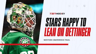 Famous Dallas happy to lean on 'unflappable' Oettinger between the pipes Profile