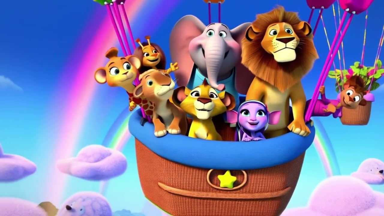 The Wonderful, Wobbly, Whirlwind Balloon Ride of Elephant and Giraffe