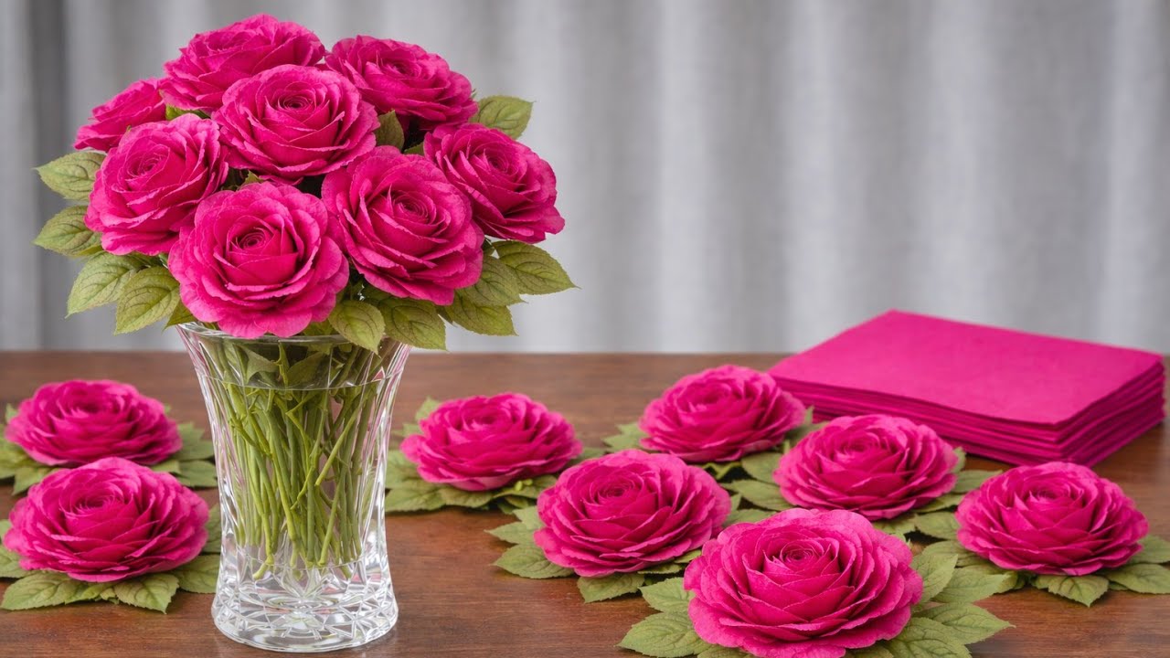 Как сделать цветок из бумаги