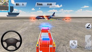 Fire Truck Game Simulator 2020 - Airplane Fire Rescue #3 - Android GamePlay screenshot 3