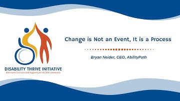 Change is Not an Event.  Change is a Process.