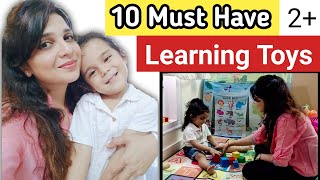 BEST LEARNING TOYS FOR KIDS /2-3 Year Olds || 2-3 साल के बच्चे के लिए कौन कौन से खिलौने खरीदे ?? screenshot 3