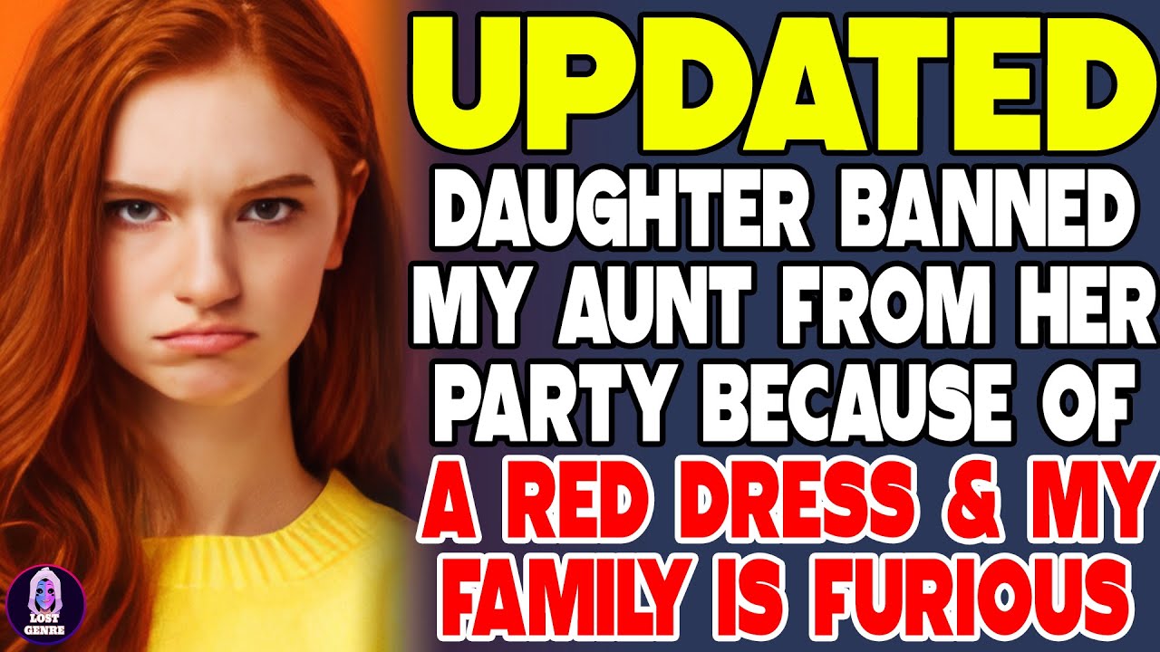 Daughter Banned My Aunt From Her Party Because Of A Red Dress And My Family is Furious