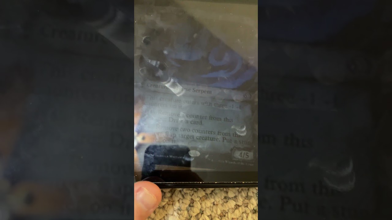 Спойлер карты MTG "Озерная Мара"