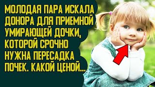 Молодая пара нашла донора для приемной умирающей дочки.  Истории из жизни.