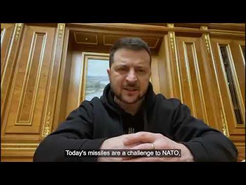 Address by President Volodymyr Zelensky after the massive missile attack on Ukraine on February 10