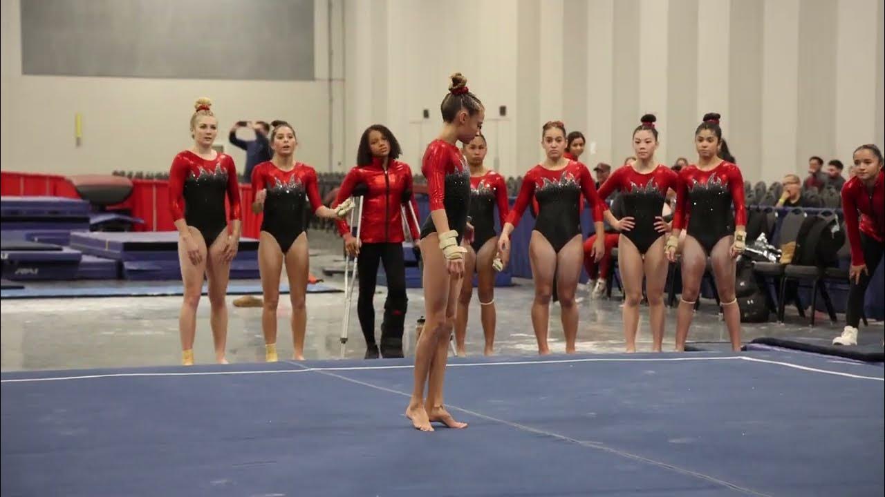 Lola Coffey 3rd Place Floor Gliders Invitational 2023 Wildfire Gymnast