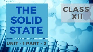 NCERT | Class 12 | Unit 1 | Part 2 | The Solid State