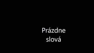 Sima - Prázdne slová text (verzia pre spev)