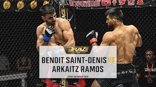 FREE MMA Fight | Benoit Saint-Denis vs Arkaitz Ramos | BRAVE CF 52
