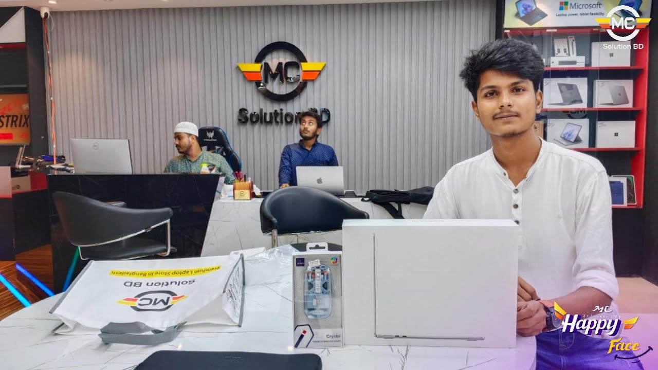 Apple MacBook Air M3 | Unboxing Apple MacBook Air M3 At MC Solution BD