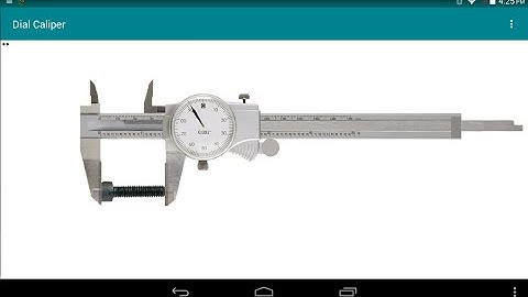Dial Vernier Caliper Simulator