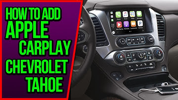 How To Add Apple CarPlay Chevrolet Tahoe 2015-2020 NavTool Video Interface Interface DVD HDMI Apple