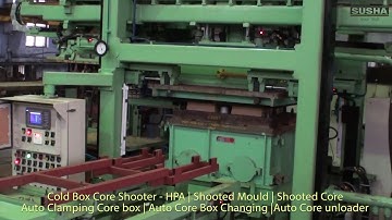 SUSHA Cold Box Core Shooter HPA CB | Cold Box Core making Machine | Cold Box Cores | With Scrubber