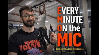 Weighted Pull Up EMOM and a Q&A - Every Minute on the Mic Ep. 2