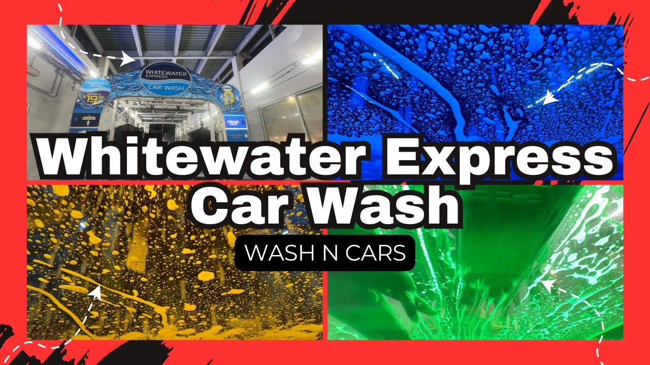 Whitewater Express Car Wash Porter, TX Car Wash Tunnel YouTube