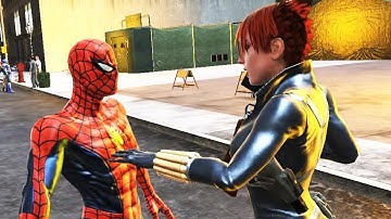 Spider-Man Web of Shadows - Good Path (Max PC) Walkthrough part 9 - BLACK WIDOW