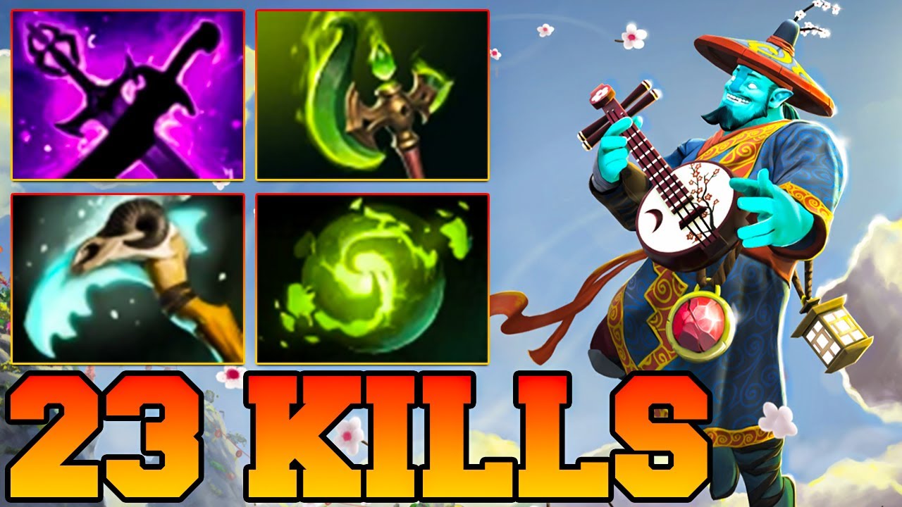 23 Kills Storm Spirit Dota 2 Pro Gameplay Guide Item Build Highlights Skills Mid Patch - 7.35