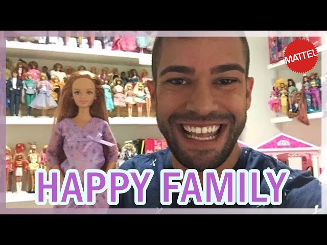 Barbie Midge Happy Family Mattel Grávida com barriga bebê e quarto com  acessórios