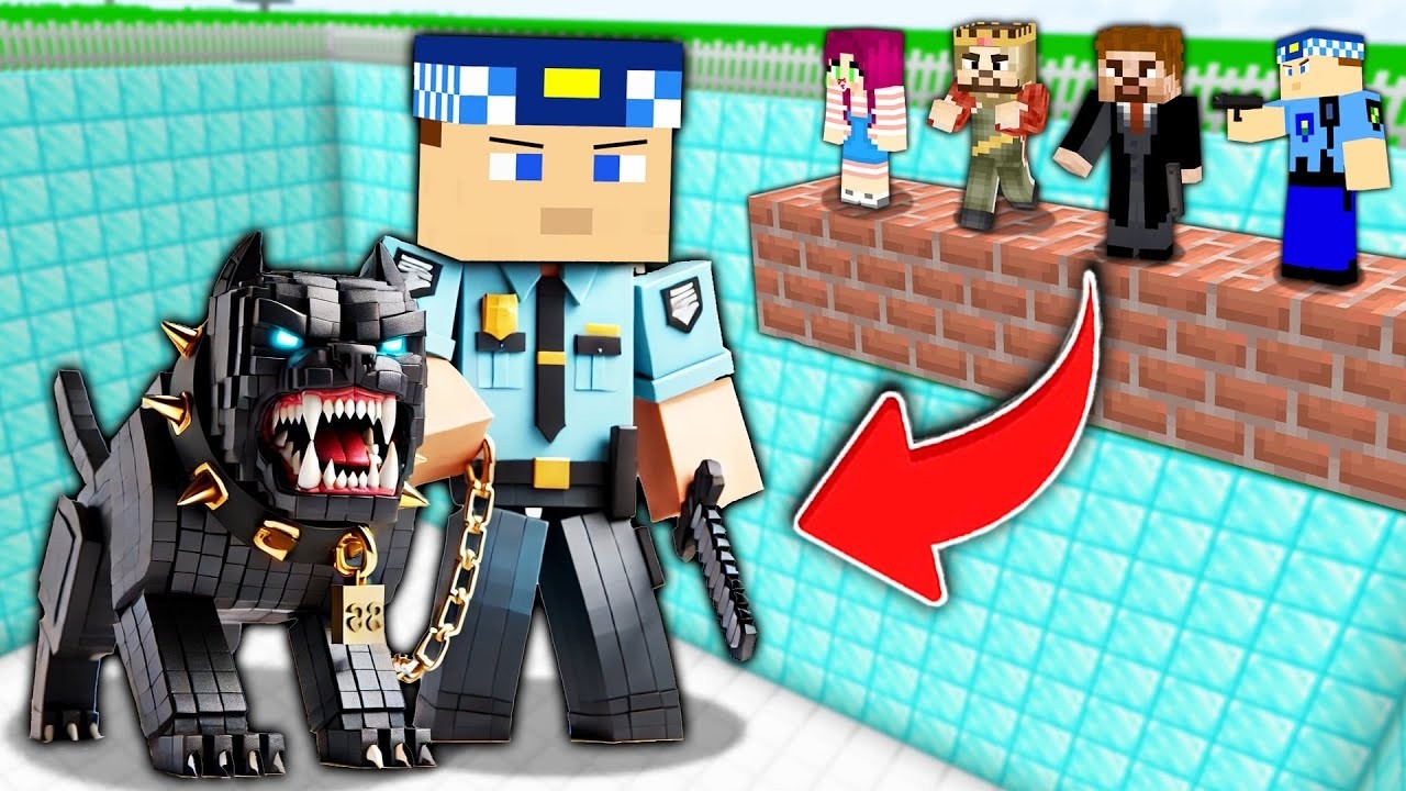 KEREM KOMİSER VE KÖPEĞİ ÇUKURUNA DÜŞERSEN ÖLÜRSÜN! 😱 - Minecraft ZENGİN FAKİR HAYATI!