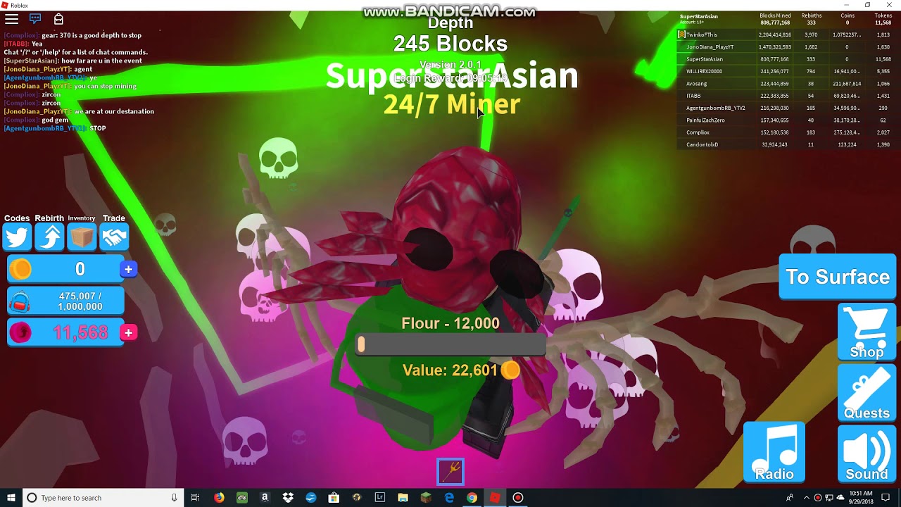 How To Auto Mine In Mining Simulator - YouTube