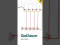 Godown Wiring Connection | Two Way Switch Connection #shorts #youtubeshorts