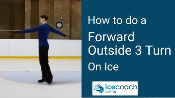 Ice Skating Tutorial - How to do a Forward Outside 3 Turn on Ice