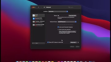 How To: Connect a Macbook To WiFi - 2021 - (Big Sur)