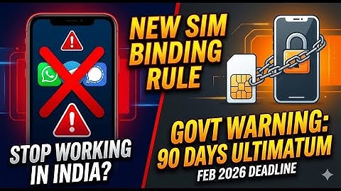 India’s BIG Crackdown on WhatsApp & Telegram! New SIM Binding Rules Explained