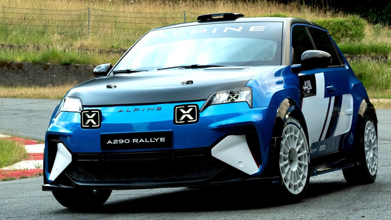 2025 Alpine A290 Rallye – 220hp Electric Hot Hatch for Pure Rally Racing