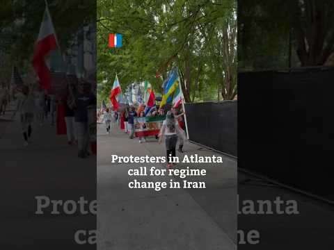 Protesters in Atlanta call for regime change in Iran