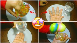 كيف اسوي سكوشي سلايم بالمنزل !! ازاي اصنع سلايم شفاف بالبيت || Squishy & Slime