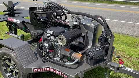 Wolfe Ridge MFG 35 SHO Log Splitter - Gun Metal Grey