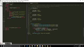 Tutorial create a login using JavaScript