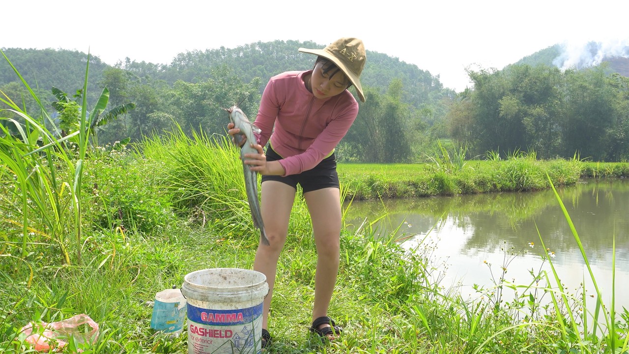 How to Catch Big Fish: Proven Fishing Tips, Harvesting A Lot Of Big Fish | LIFE ON THE FARM