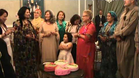 Colleen's birthday in Iraq at The Talabani's.MPG