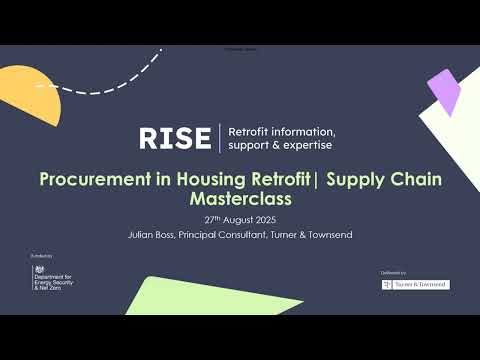 Procurement Practices in Housing | RISE Masterclass